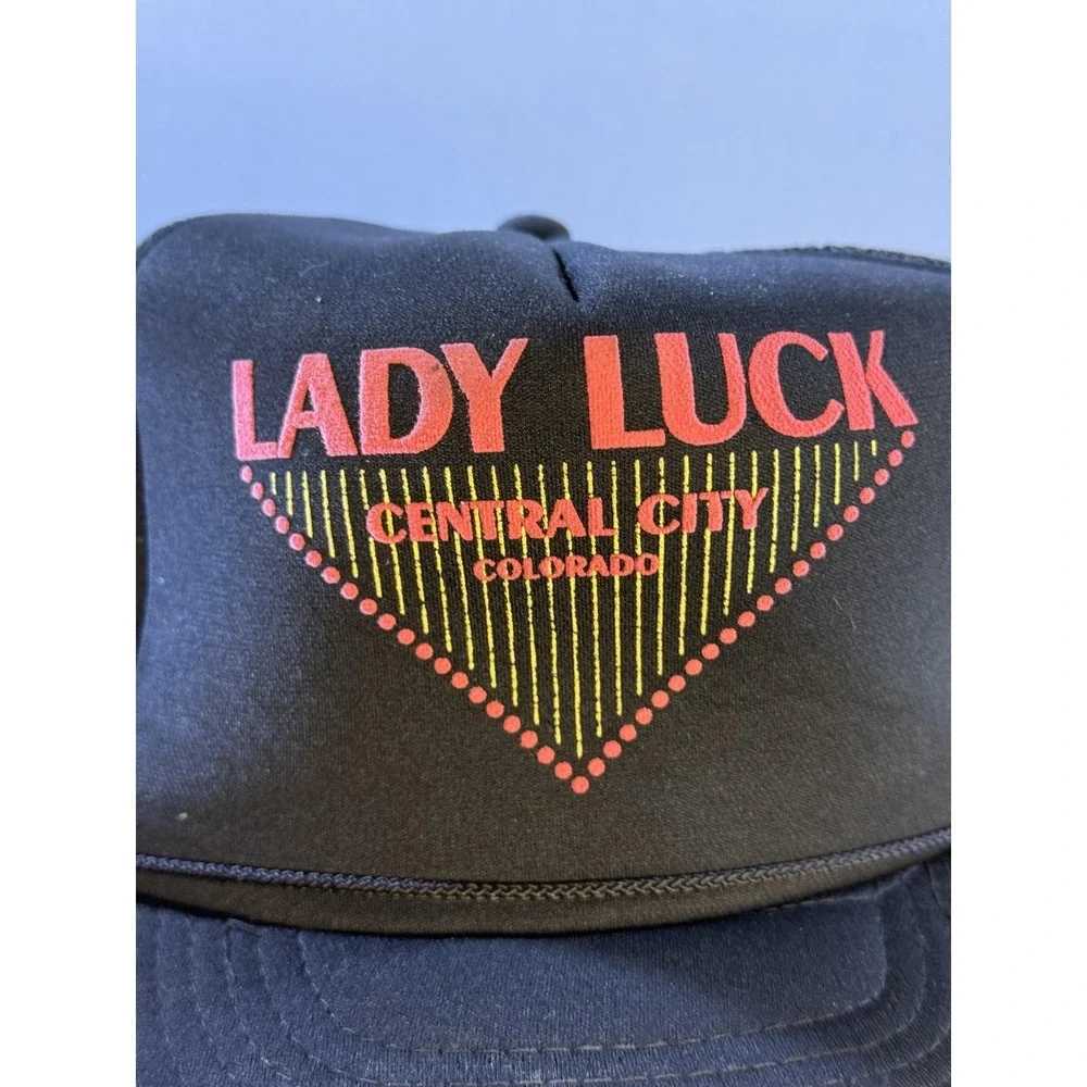 Lady Luck Central City Colorado Hat Cap Snap Back Mens One Size Black KC